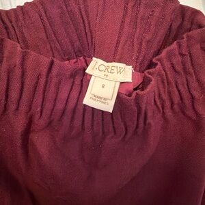J. Crew Deep Red Skirt